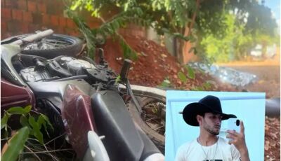Jovem perde controle de motocicleta e morre após bater em árvore
