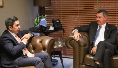 Para ampliar parcerias em áreas estratégicas, Governo de MS recebe representante dos EUA