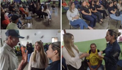 Empoderamento feminino: Palestra da comandante da PM emociona e inspira em Vicentina