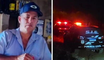 Comerciante é morto a tiros na frente das filhas pequenas