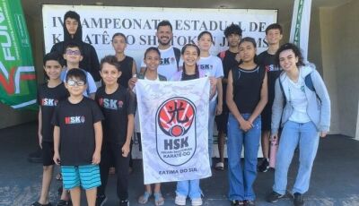 Karatê de Fátima do Sul brilha em estadual e conquista 3&ordm; lugar no ranking geral de academias