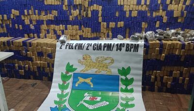 Polícia Militar de Deodápolis apreende mais de 2,5 toneladas de drogas