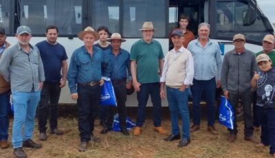 Prefeitura de Vicentina leva pequenos produtores para show de tecnologia no campo