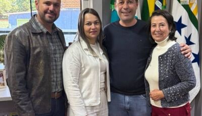 Em Vicentina, prefeito recebe parlamentares e reafirma diálogo com a Câmara
