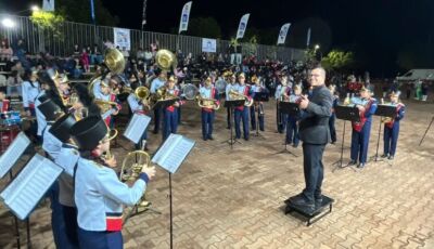 Com novo coreógrafo, banda de Jateí brilha na etapa de festival estadual em Iguatemi