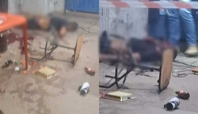 Briga por mulher termina com homem morto a tiros em bar no MS (vídeo)
