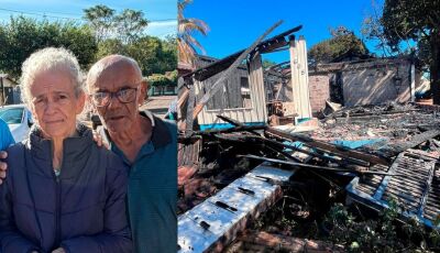 Coração formado em bíblia mantém fé de casal que perdeu tudo em incêndio em Naviraí