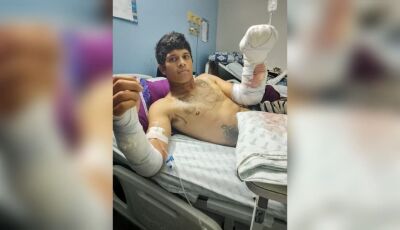 Trabalhador sofre descarga elétrica, tem mãos queimadas e teme perder movimentos (vídeo)