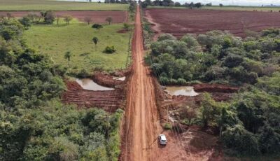 Em Vicentina, gestão transforma passagem com nova ponte e outros serviços no Barreirinho