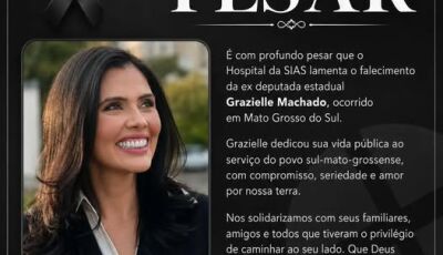 Hospital da SIAS emite nota de pesar pelo falecimento da Grazielle Machado