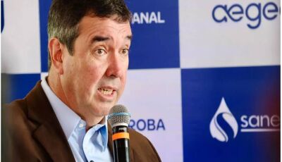 Riedel promete antecipar 6 anos da meta de universalização do esgoto em MS