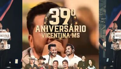CONTAGEM REGRESSIVA: Shows, rodeio e cavalgada definidos, veja programação dos 39 anos de VICENTINA