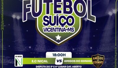 39 anos: Em Vicentina, programação de aniversário começa nesta quinta com final no futebol
