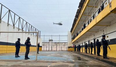 Penitenciária de Dourados recebe ações integradas do programa Brasil Contra o Crime Organizado 