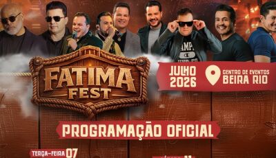 CONFIRA a programação completa do Fátima Fest 2026 em Fátima do Sul