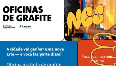 Com arte de expressão, Vicentina realiza oficina gratuita de grafite