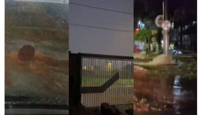 Alerta coloca Fátima do Sul e 52 cidades de MS em risco de tempestades com ventos e granizo