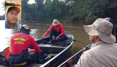 Corpo de guia de pesca é encontrado no Rio Dourados após 3 dias de buscas