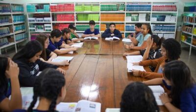 Governo leva invest. em educação e infraestrutura a Jaraguari com entregas em escola e rodovia