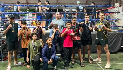Alunos de Fátima do Sul conquistam título na Copa MS de Kickboxing, mas ficam fora da Copa do Brasil