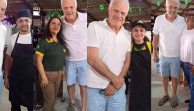 Pedro Bial é visto em restaurante em estrada de Dois Irmãos e tira foto com fãs
