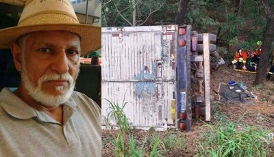 Empresário bate caminhão em árvore e morre na MS BR-163