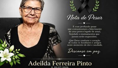 Com tristeza Fatima do Sul se despede de Adeilda, avó do Fabiano, genro do Jorge Mercado