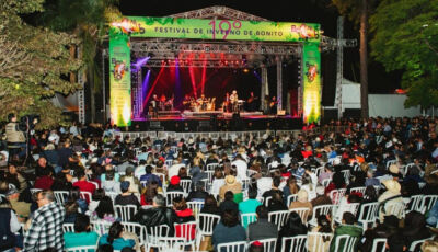 Festival de Inverno de Bonito começa hoje com cinco dias de cultura e grandes shows