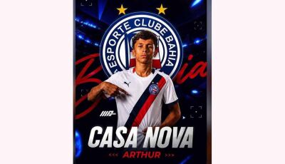 Fatimassulense Arthur é atleta do Esporte Clube Bahia 