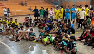 Formação e integração: Jateí investe nas categorias de base do futebol de salão