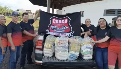 CARGD realiza ação social e entrega 7 cestas básicas para famílias carentes de Glória de Dourados