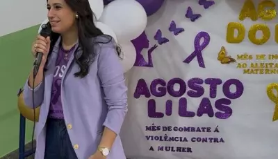 Assistência e Saúde de Vicentina promovem acolhimento e luta no Agosto Lilás e Dourado