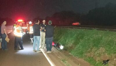 Motociclista de 19 anos morre após acidente na rodovia BR-163 