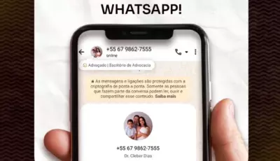 Prefeito Cléber, de Vicentina, alerta sobre golpe usando o seu nome e foto em aplicativo