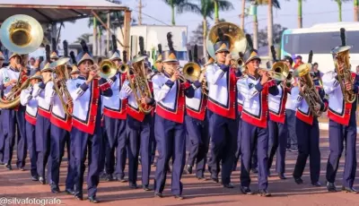 Banda Raio de Luz, de Jateí, é destaque em campeonato estadual com corpo coreográfico e musical