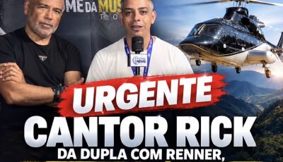 Cantor Rick, da dupla com Renner, estava em helicóptero desaparecido em Santa Catarina