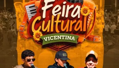 Feira de Vicentina tem opções de consumo e também música e som de bailão nesta 6ª feira