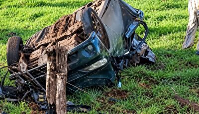 Homem morre em acidente grave na BR-376, entre Fátima do Sul e Dourados