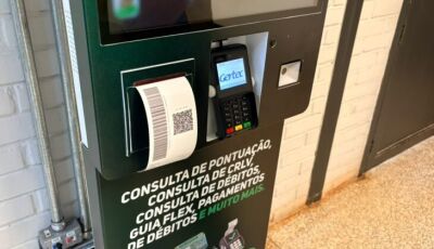 Totens digitais do Detran-MS alcançam quatro mil atendimentos em três semanas