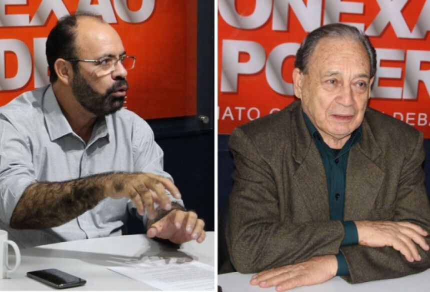 Os analistas João Edisom e Onofre Ribeiro.