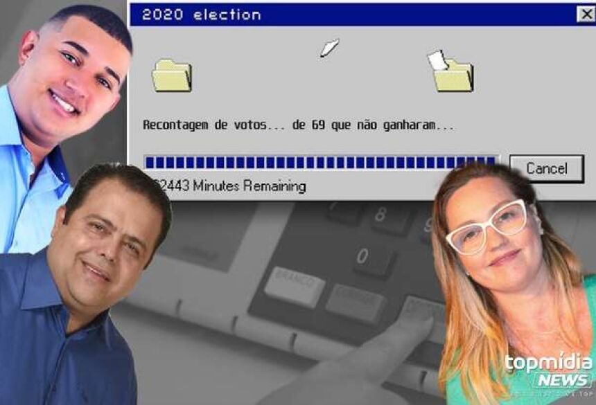 Eles afirmam que sistema fraudou eleição - Crédito: Reprodução facebook / Montagem: André de Abreu