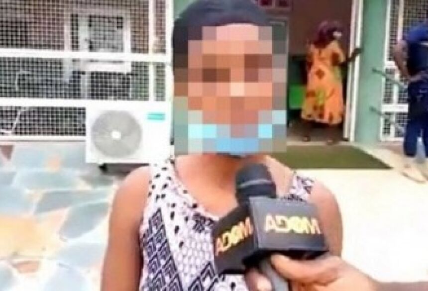 Vítima de estupro em Gana - Foto: Reprodução de TV