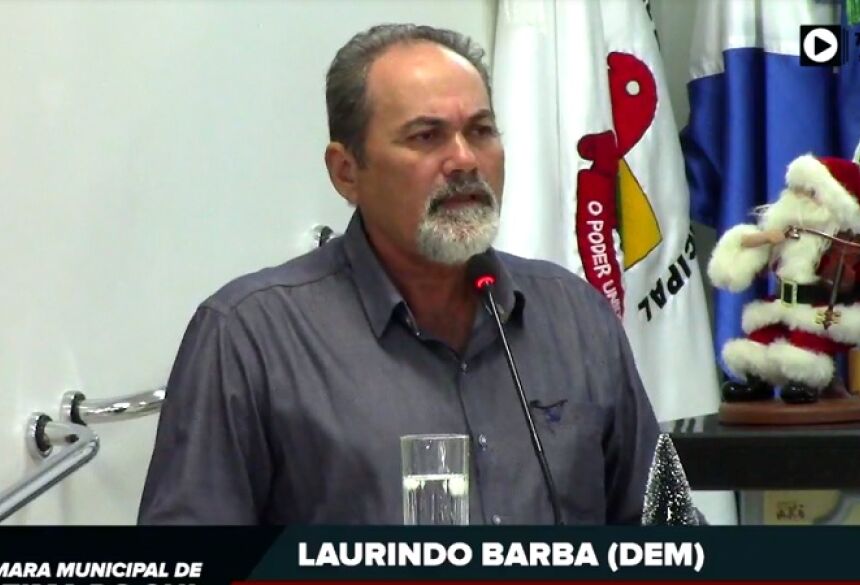 VEREADOR LAURINDO BARBA - DEM