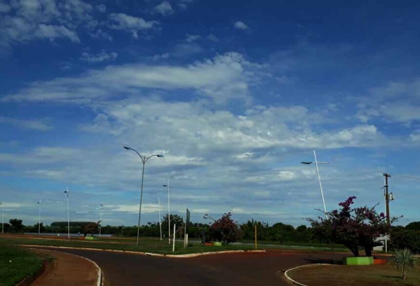 Céu com nuvens em Fátima do Sul
