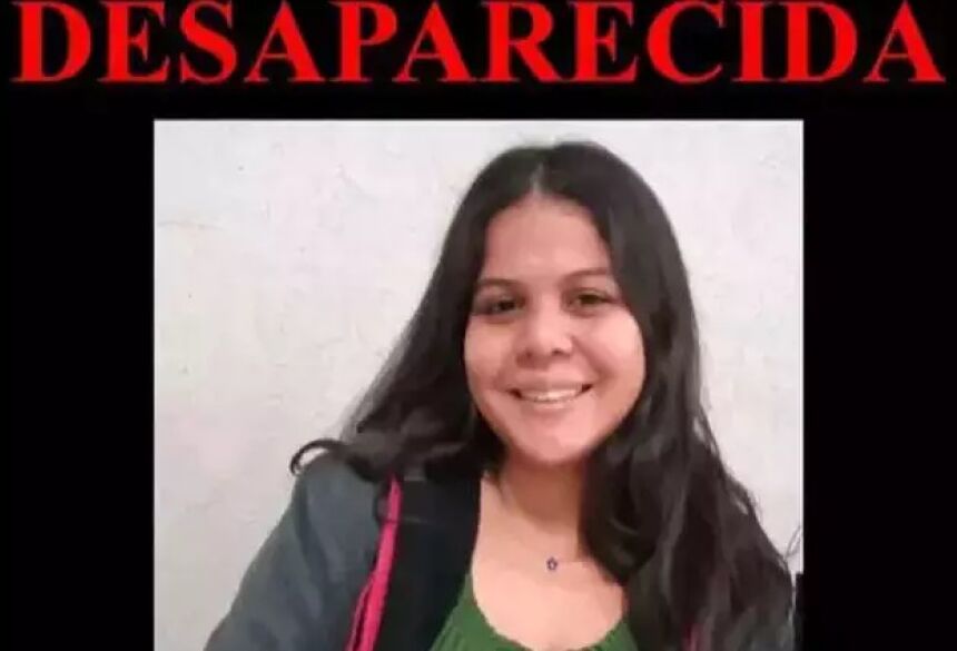 Jovem está desaparecida desde quinta-feira (23). (Foto: Redes sociais/Divulgação)