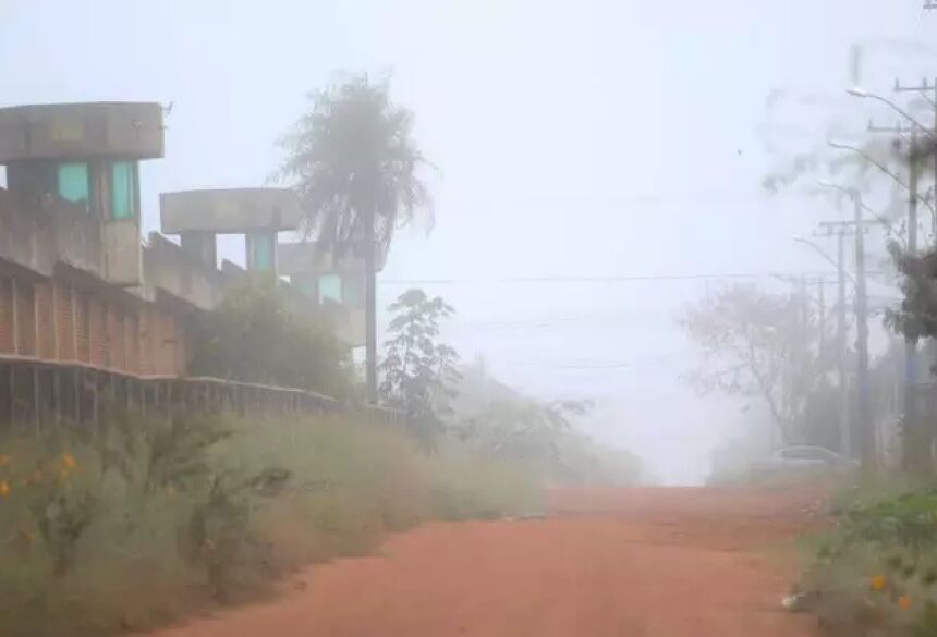 Presos aproveitaram neblina em torno do presídio para tentativa de fuga. (Foto: Henrique Kawaminami) - CREDITO: CAMPO GRANDE NEWS