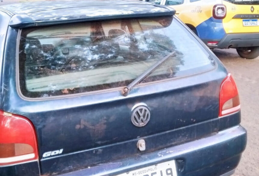 O veículo foi furtado em Deodápolis e recuperado pelos Guardas em Dourados - Foto: Divulgação