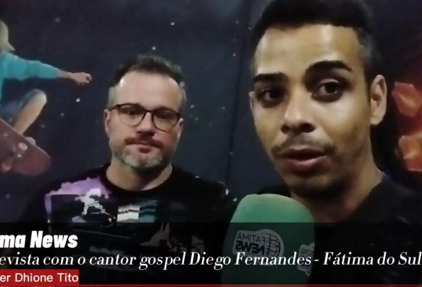 Entrevista com o fenômeno da música gospel o cantor, compositor, escritor e piscólogo Diego Fernandes