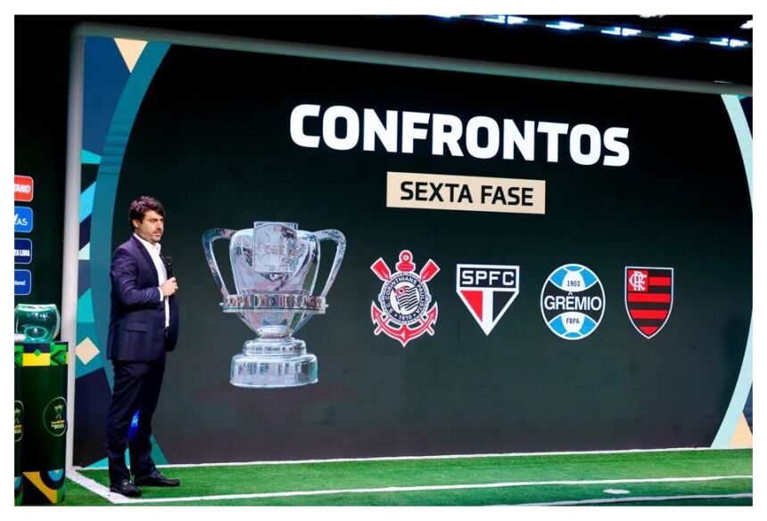 Sorteio dos mandos de campo nas semifinais da Copa do Brasil 2023 Rodrigo Ferreira/CBF