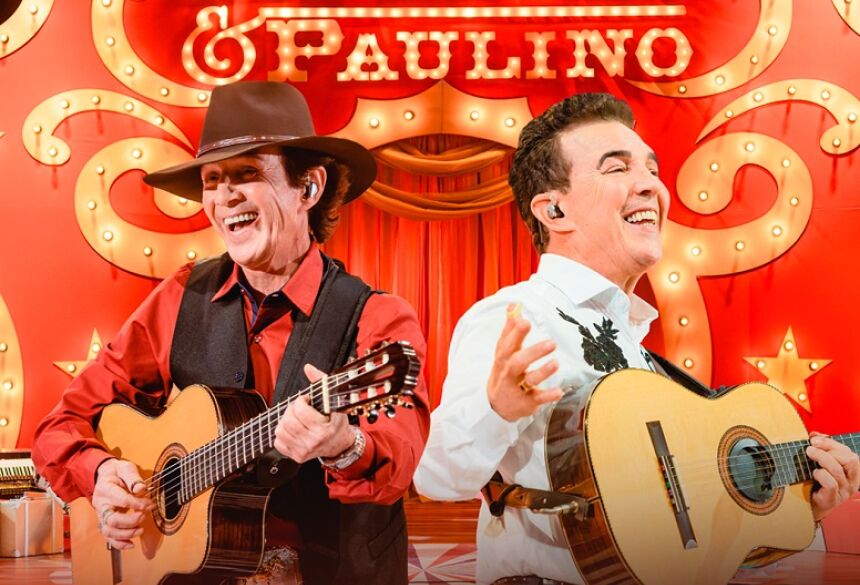 Di Paullo e Paulino em Vicentina: dupla faz show gratuito na Feira Livre. Foto: Divulgação